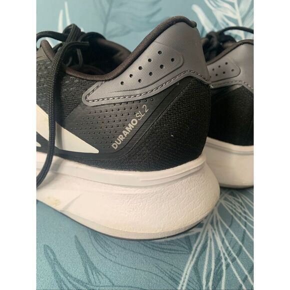 ADIDAS Duramo black Ortholite Running Gym Shoes Sneakers men’s sz 11